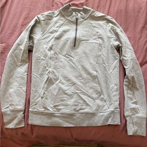 Women’s lululemon Gray Quarter-Zip Sweater